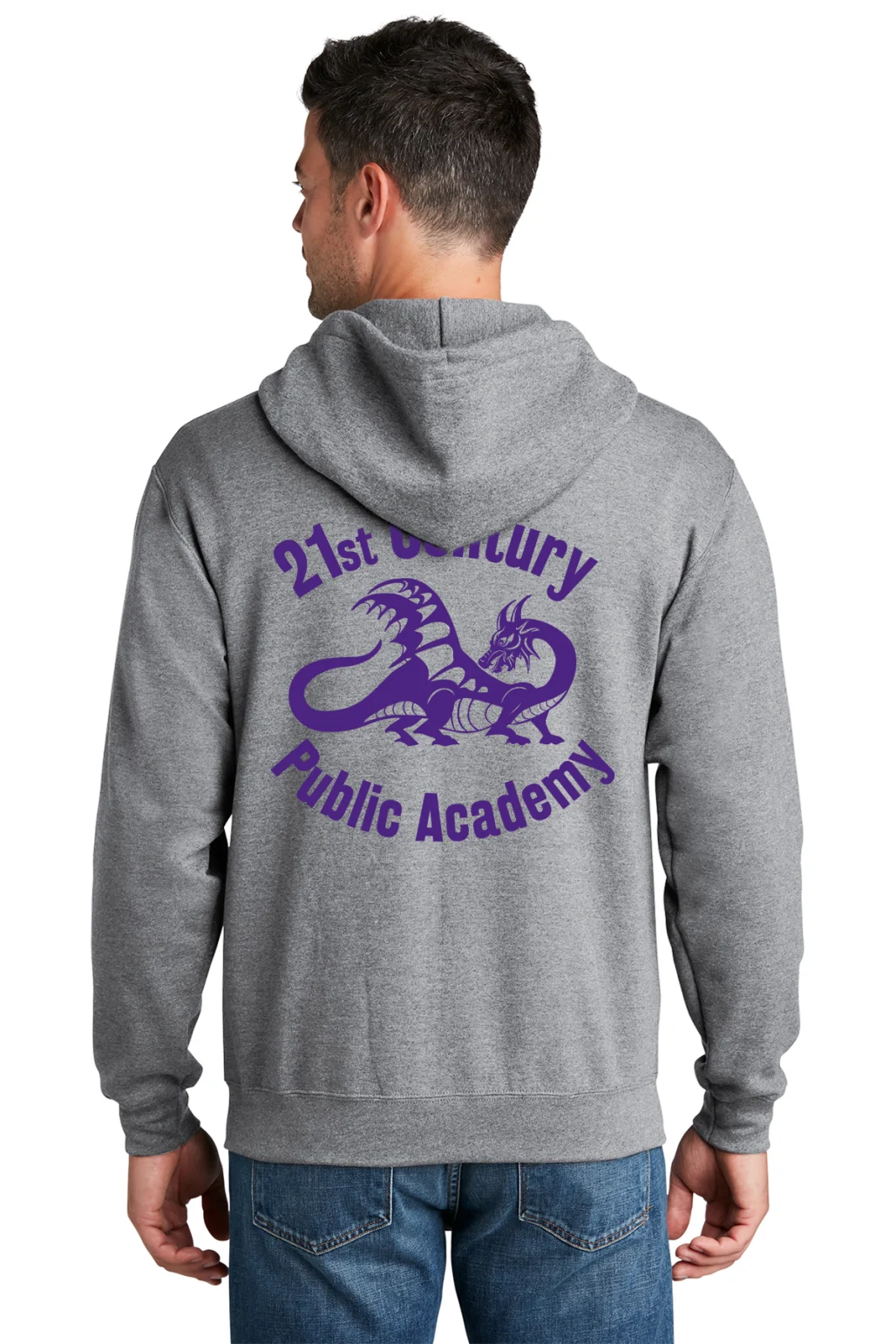 21st Century Adult Zippered Hoodie PC78ZH - Image 2