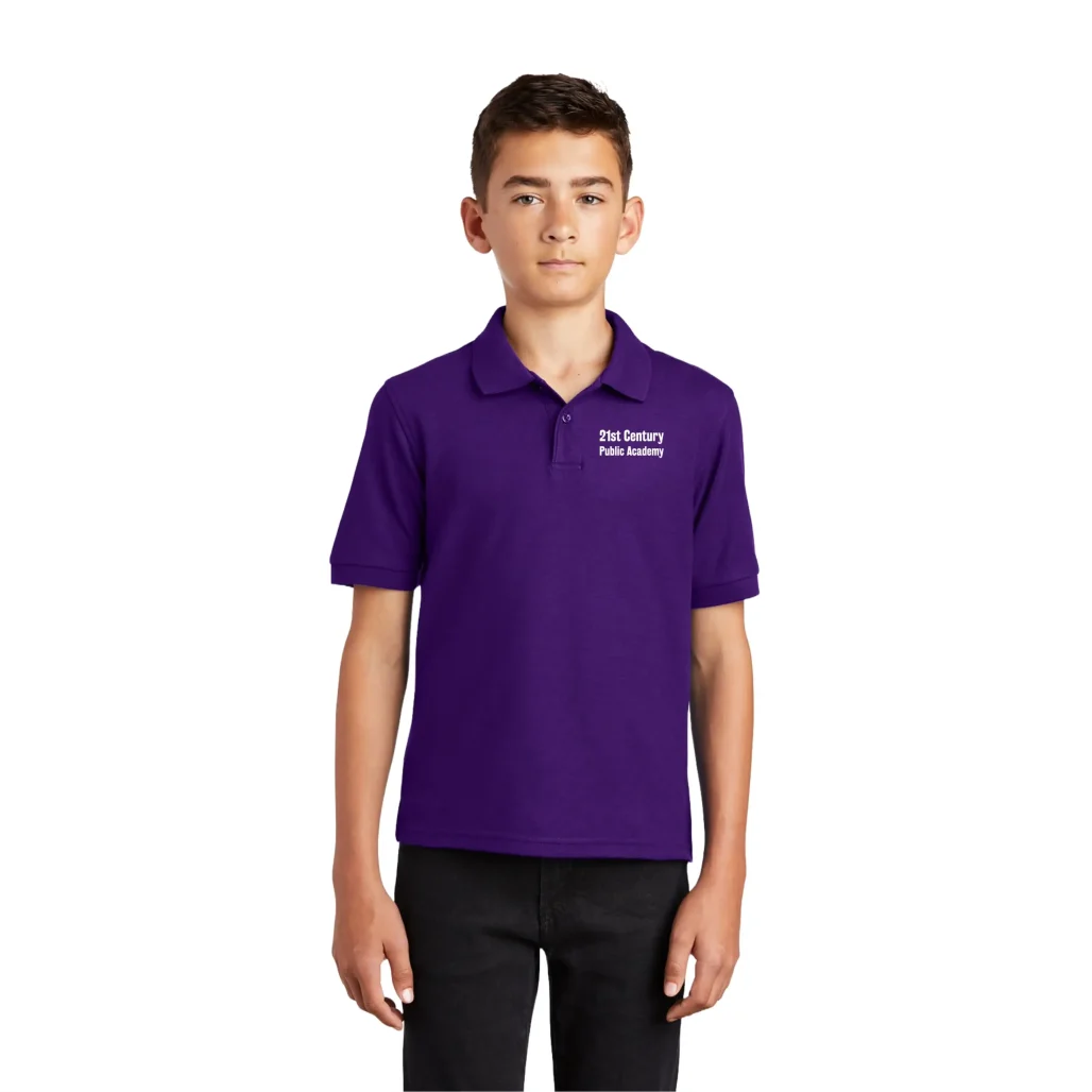 21st Century Youth Silk Touch Polo Y500